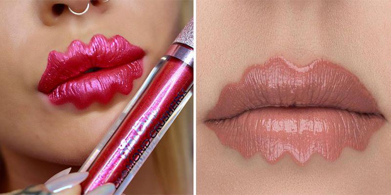 Squiggle Lips Makeup