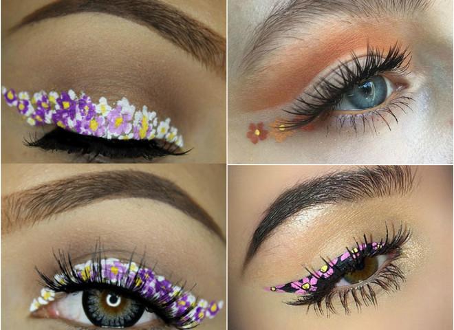 Floral Eye Makeup